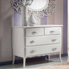 MOBILI 2G - Gruppo 1 Cassettiera 2 Comodini legno Shabby Bianco