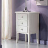 MOBILI 2G - Gruppo 1 Cassettiera 2 Comodini legno Shabby Bianco