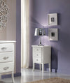 MOBILI 2G - Gruppo 1 Cassettiera 2 Comodini legno Shabby Bianco