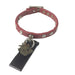 Collarino Rosso per cani in Ecopelle e Swarovski Pet Follie