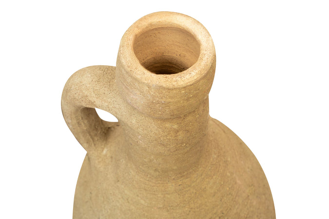 Biscottini Biscottini Anfora Giara Vecchia Terracotta 27x60 Manici e Base Ferro 21x21