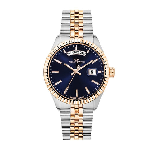 Orologio PHILIP WATCH uomo Caribe day-date bicolore