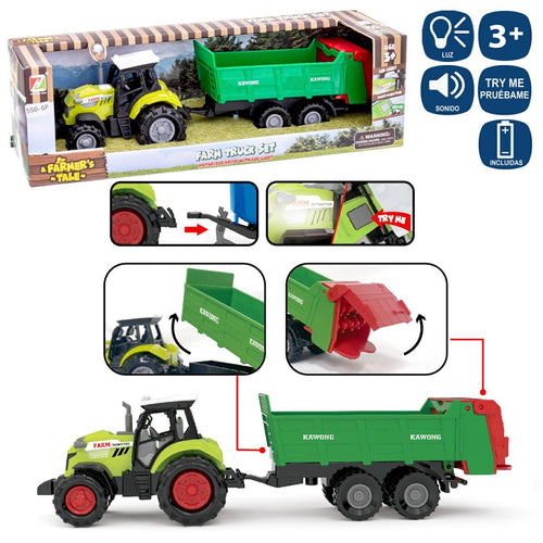 TRATTORE CON SUONI FARM TRUCK