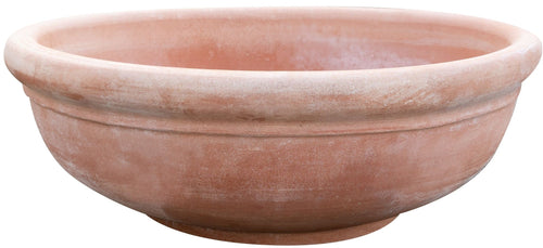 Biscottini Biscottini Vaso Ciotola Terracotta Galestro Fatto a Mano 80x29 Esterno Antigelo