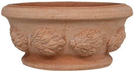 Biscottini Biscottini Ciotola Vaso Terracotta Galestro Antigelo 30x14 Fatto a Mano Italy