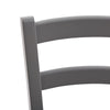 MOBILI 2G - SET 2 SEDIE SHABBY IN LEGNO LACCATO GRIGIO SEDUTA LEGNO
