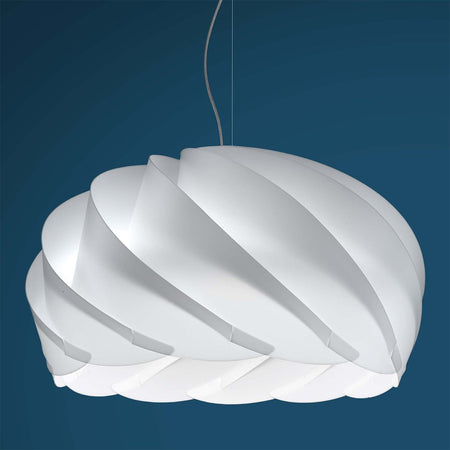 Lampadario Linea Zero HALF GLOBE S40 E27 LED polilux lampada soffitto ultramoderna