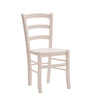 MOBILI 2G - SET 2 SEDIE SHABBY IN LEGNO LACCATO ROSA CIPRIA SEDUTA LEGNO