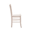 MOBILI 2G - SET 2 SEDIE SHABBY IN LEGNO LACCATO ROSA CIPRIA SEDUTA LEGNO