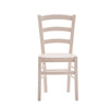 MOBILI 2G - SET 2 SEDIE SHABBY IN LEGNO LACCATO ROSA CIPRIA SEDUTA LEGNO