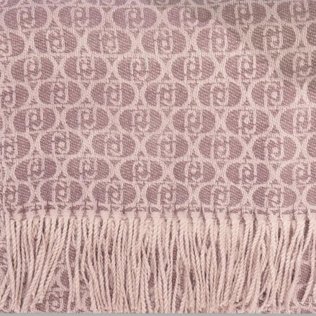 Liu Jo sciarpa taupe con logo monognam 2F5018T0300
