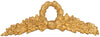 Biscottini Biscottini Fregio Decoro Murale Legno Oro Anticato 23x1.5x8 Artigianale Italia