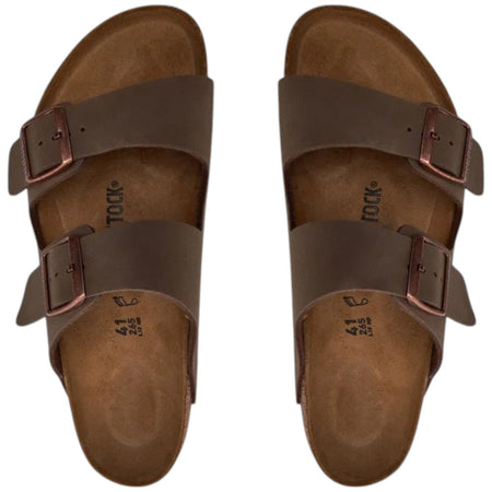 Ciabatte Birkenstock Arizona mocca Birko-Flor Nubuck 151181 Ciabatte Birkenstock