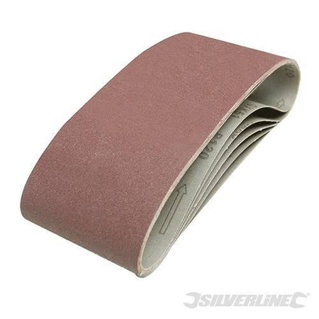 Nastri abrasivi 100 x 610mm  per levigatrici a nastro in ossido di alluminio silverline - Eternal Brico