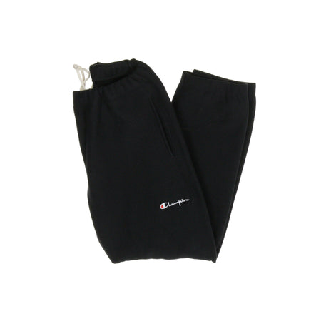 CHAMPION Pantalone Tuta Felpato Donna Elastic Cuff Pants Black da donna
