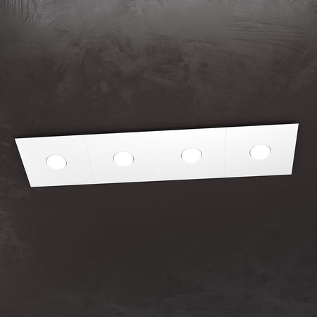 Plafoniera moderna Top Light ECCENTRIC 1156 4L GX53 LED metallo lampada parete soffitto