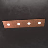 Plafoniera moderna Top Light ECCENTRIC 1156 4L GX53 LED metallo lampada parete soffitto