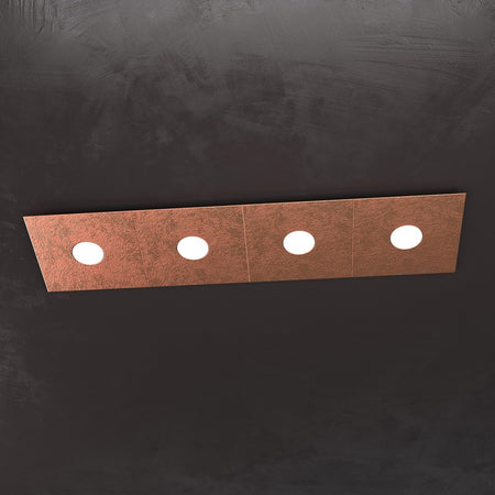 Plafoniera moderna Top Light ECCENTRIC 1156 4L GX53 LED metallo lampada parete soffitto