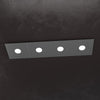 Plafoniera moderna Top Light ECCENTRIC 1156 4L GX53 LED metallo lampada parete soffitto
