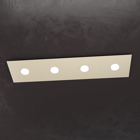 Plafoniera moderna Top Light ECCENTRIC 1156 4L GX53 LED metallo lampada parete soffitto