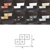 Plafoniera moderna Top Light ECCENTRIC 1156 4L GX53 LED metallo lampada parete soffitto