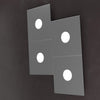 Plafoniera moderna Top Light ECCENTRIC 1156 4L GX53 LED metallo lampada parete soffitto