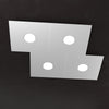 Plafoniera moderna Top Light ECCENTRIC 1156 4L GX53 LED metallo lampada parete soffitto