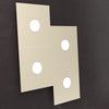 Plafoniera moderna Top Light ECCENTRIC 1156 4L GX53 LED metallo lampada parete soffitto