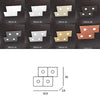 Plafoniera moderna Top Light ECCENTRIC 1156 4L GX53 LED metallo lampada parete soffitto
