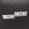 Plafoniera moderna Top Light ECCENTRIC 1156 4L GX53 LED metallo lampada parete soffitto