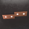 Plafoniera moderna Top Light ECCENTRIC 1156 4L GX53 LED metallo lampada parete soffitto