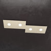 Plafoniera moderna Top Light ECCENTRIC 1156 4L GX53 LED metallo lampada parete soffitto