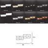 Plafoniera moderna Top Light ECCENTRIC 1156 4L GX53 LED metallo lampada parete soffitto