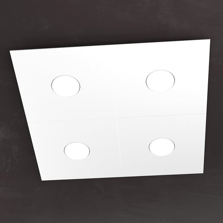 Plafoniera moderna Top Light ECCENTRIC 1156 4L GX53 LED metallo lampada parete soffitto
