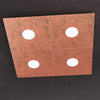 Plafoniera moderna Top Light ECCENTRIC 1156 4L GX53 LED metallo lampada parete soffitto