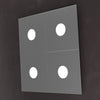 Plafoniera moderna Top Light ECCENTRIC 1156 4L GX53 LED metallo lampada parete soffitto