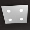 Plafoniera moderna Top Light ECCENTRIC 1156 4L GX53 LED metallo lampada parete soffitto