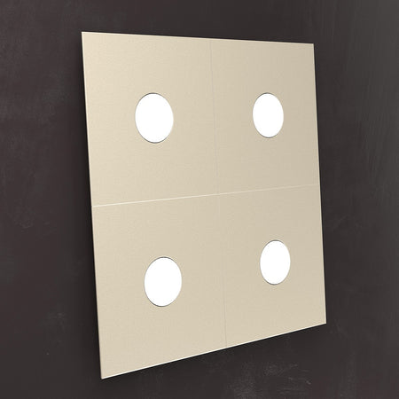 Plafoniera moderna Top Light ECCENTRIC 1156 4L GX53 LED metallo lampada parete soffitto
