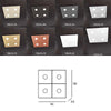 Plafoniera moderna Top Light ECCENTRIC 1156 4L GX53 LED metallo lampada parete soffitto