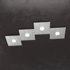 Plafoniera moderna Top Light ECCENTRIC 1156 4L GX53 LED metallo lampada parete soffitto