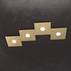 Plafoniera moderna Top Light ECCENTRIC 1156 4L GX53 LED metallo lampada parete soffitto