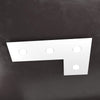 Plafoniera moderna Top Light ECCENTRIC 1156 4L GX53 LED metallo lampada parete soffitto