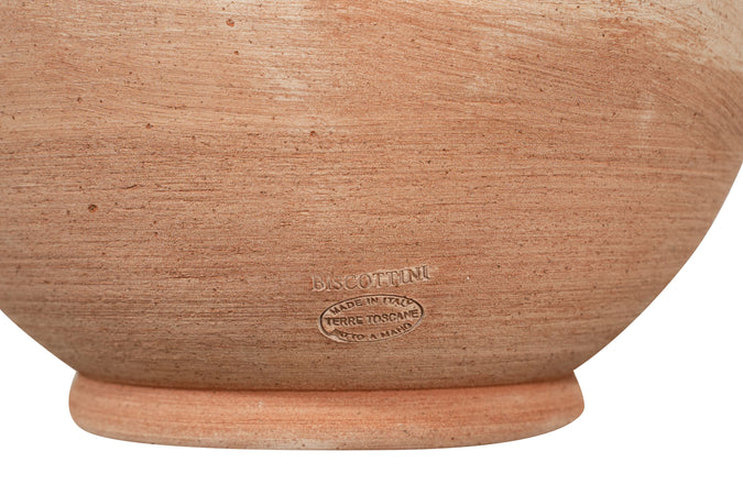 Biscottini Vaso portaombrelli in terracotta di galestro 100% Made in Italy interamente lavorata a mano