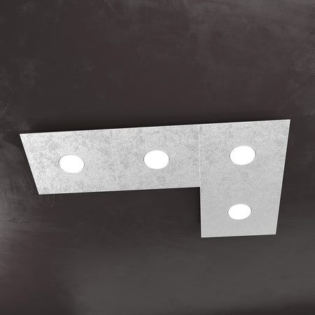 Plafoniera moderna Top Light ECCENTRIC 1156 4L GX53 LED metallo lampada parete soffitto