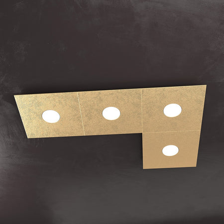 Plafoniera moderna Top Light ECCENTRIC 1156 4L GX53 LED metallo lampada parete soffitto