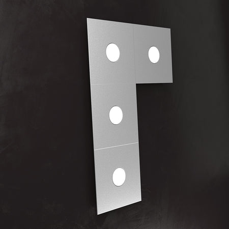 Plafoniera moderna Top Light ECCENTRIC 1156 4L GX53 LED metallo lampada parete soffitto