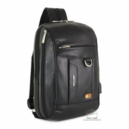 8475 Acciaio Nero 0000000134 - UNICA / Nero - Zaino/Monospalla