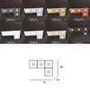 Plafoniera moderna Top Light ECCENTRIC 1156 4L GX53 LED metallo lampada parete soffitto