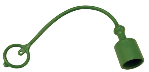 Tappo parapolvere Faster di colore verde per innesti rapidi maschio da M1/2