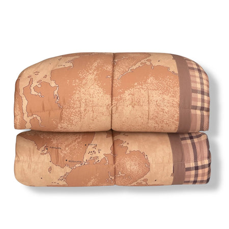Trapunta Geo Tartan  ! Alviero Martini 1A Classe: Lusso e Stile Inconfondibile per il Tuo Letto Matrimoniale